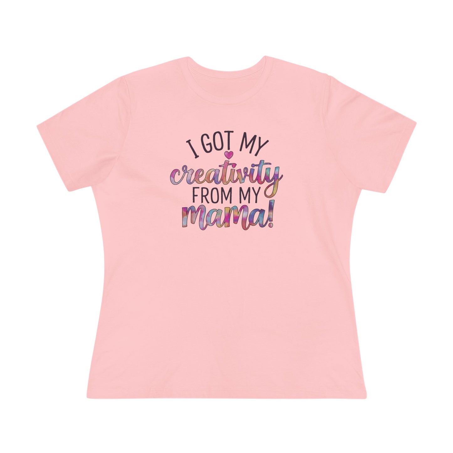 Creative Mama Women's (Bella+Canvas) Cotton Tee - Fun Gift for Moms