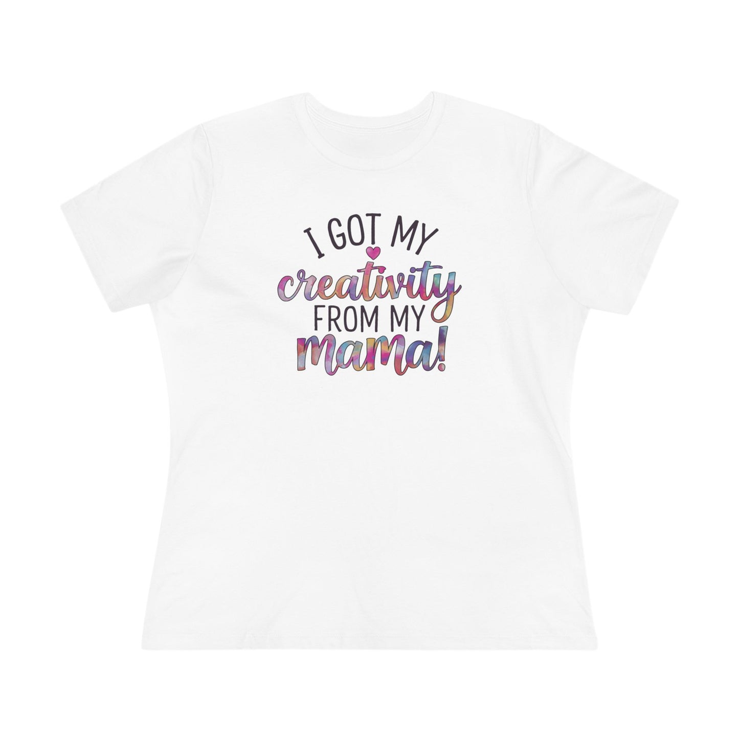 Creative Mama Women's (Bella+Canvas) Cotton Tee - Fun Gift for Moms