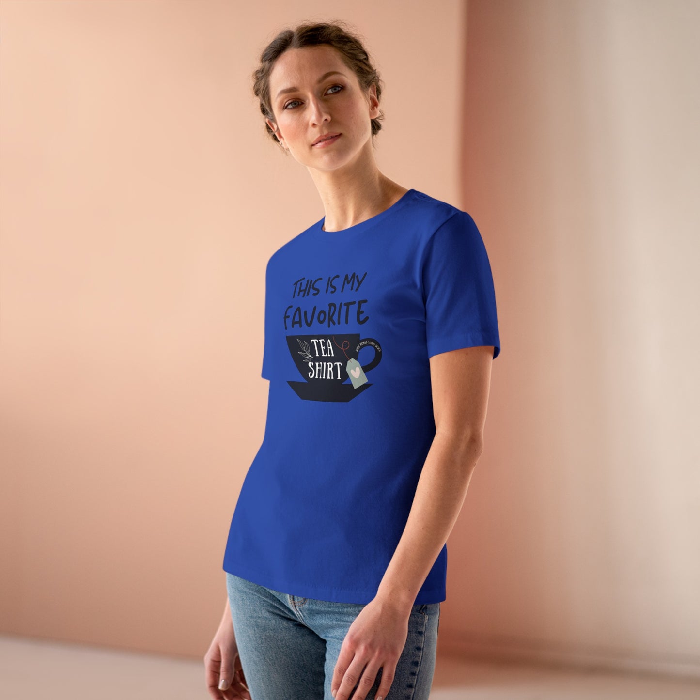"This is my favorite Tea Shirt" Women's Cotton TShirt
