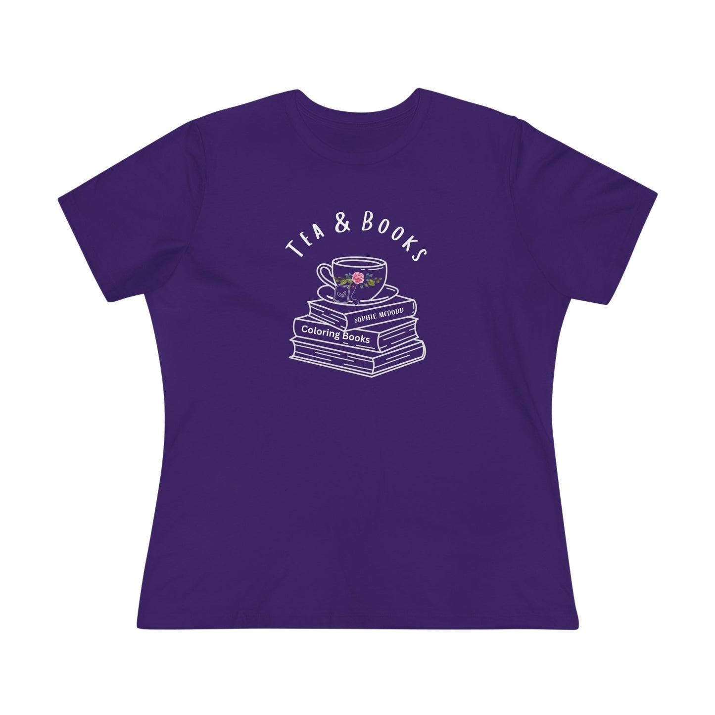 Tea & Books Women's Cotton Tee