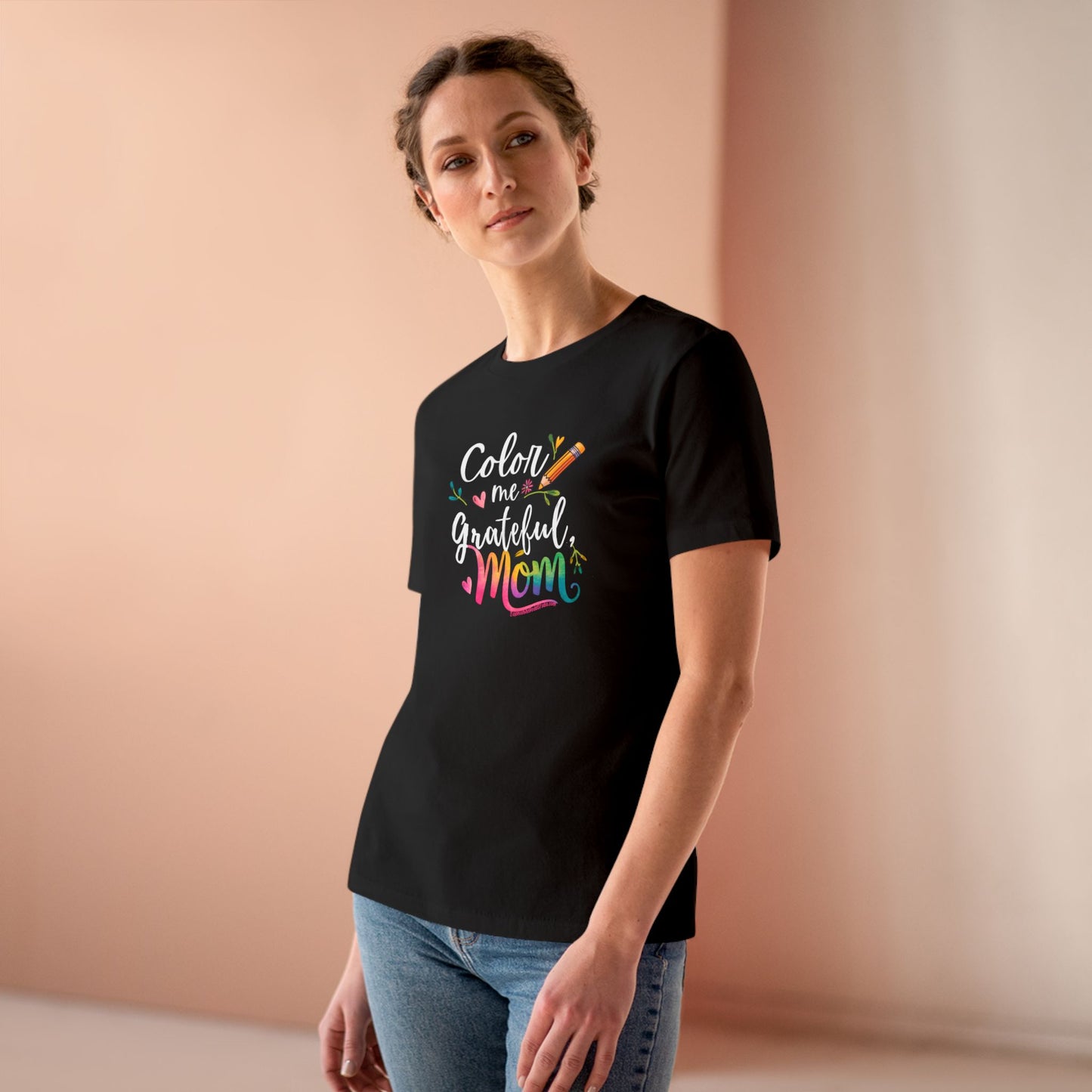 Grateful Mom Cotton Tee - Perfect Gift for Mother's Day & Everyday Wear