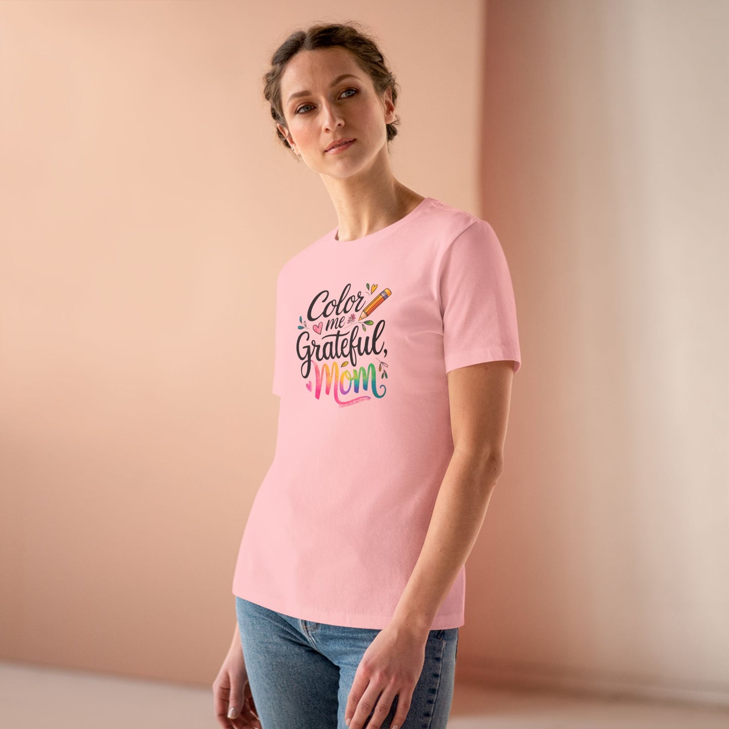 Grateful Mom Cotton Tee - Perfect Gift for Mother's Day & Everyday Wear