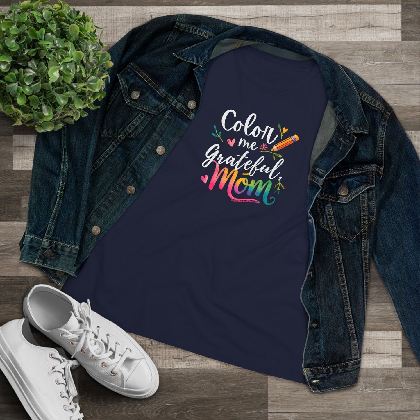 Grateful Mom Cotton Tee - Perfect Gift for Mother's Day & Everyday Wear