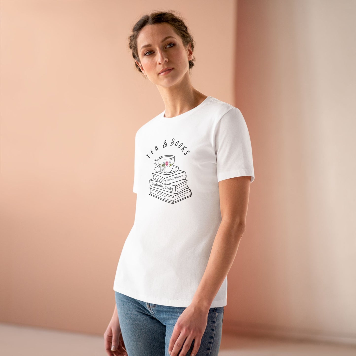 Tea & Books Women's Cotton Tee