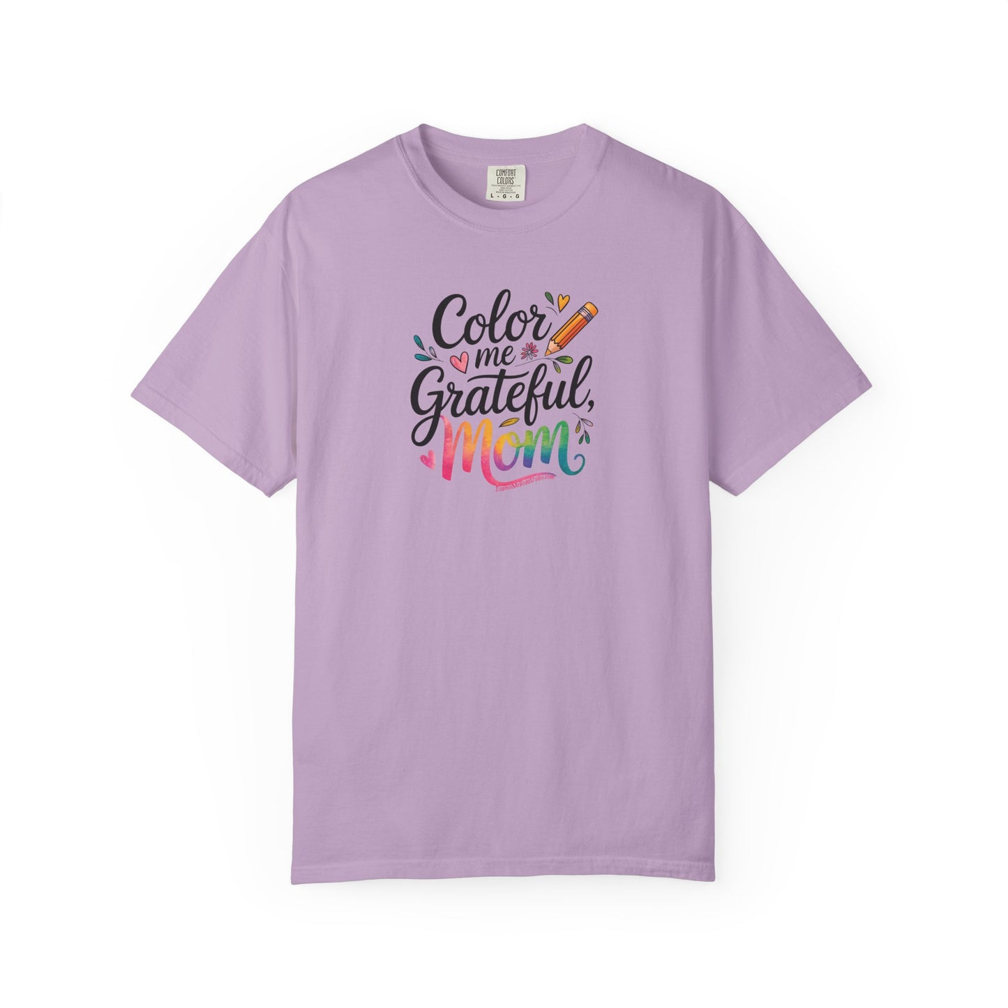 "Color Me Grateful, Mom" T-Shirt - Perfect Gift for Mother's Day