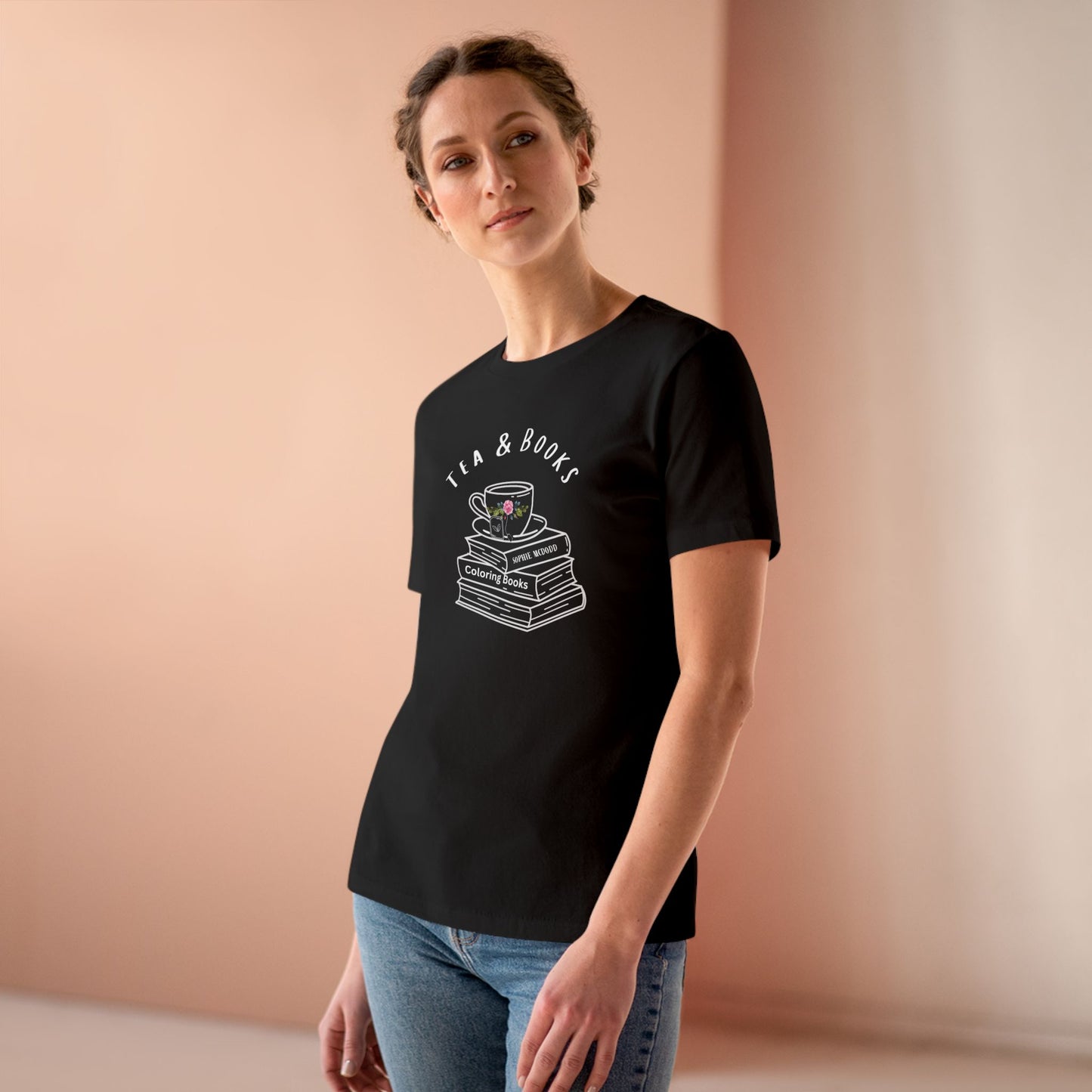 Tea & Books Women's Cotton Tee