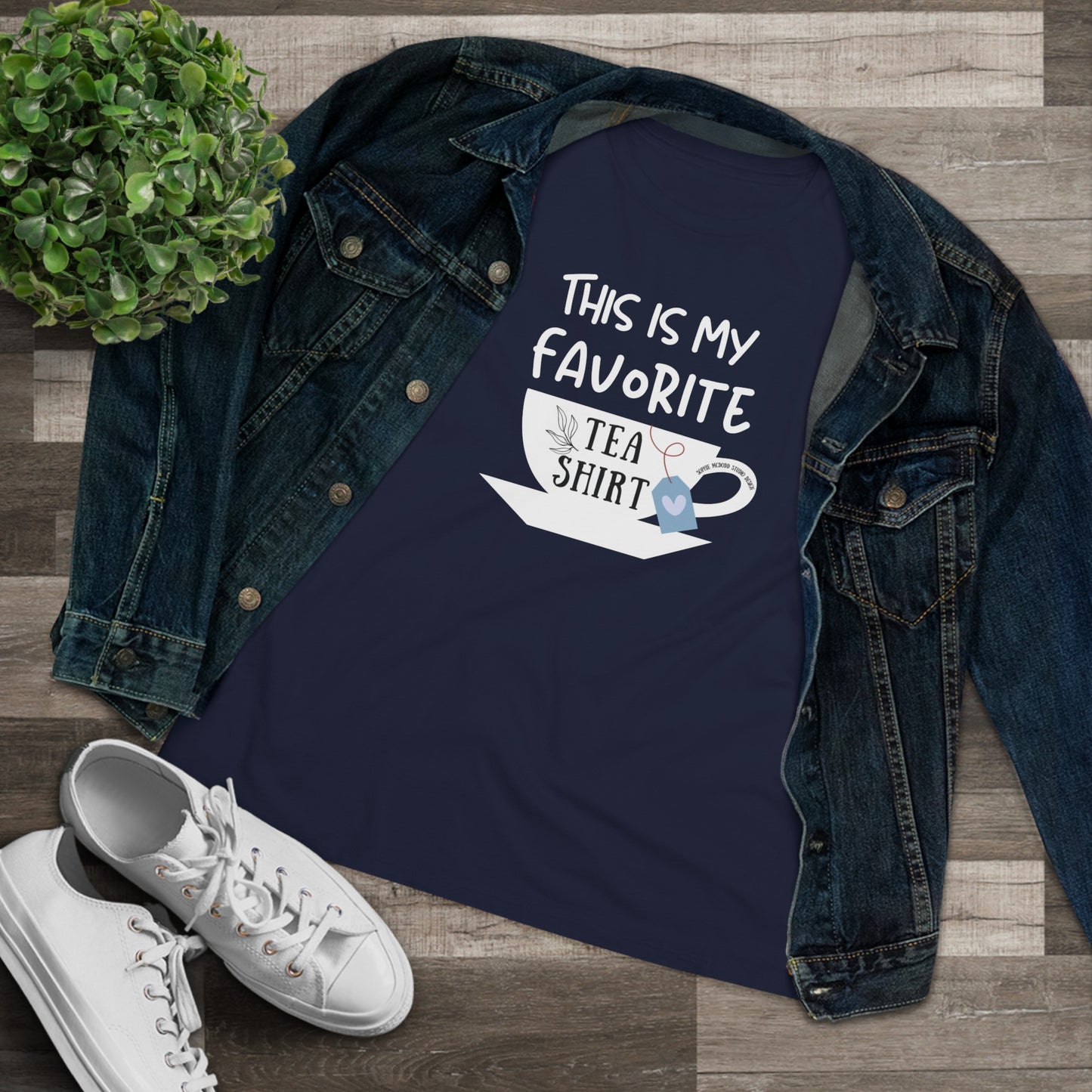 "This is my favorite Tea Shirt" Women's Cotton TShirt