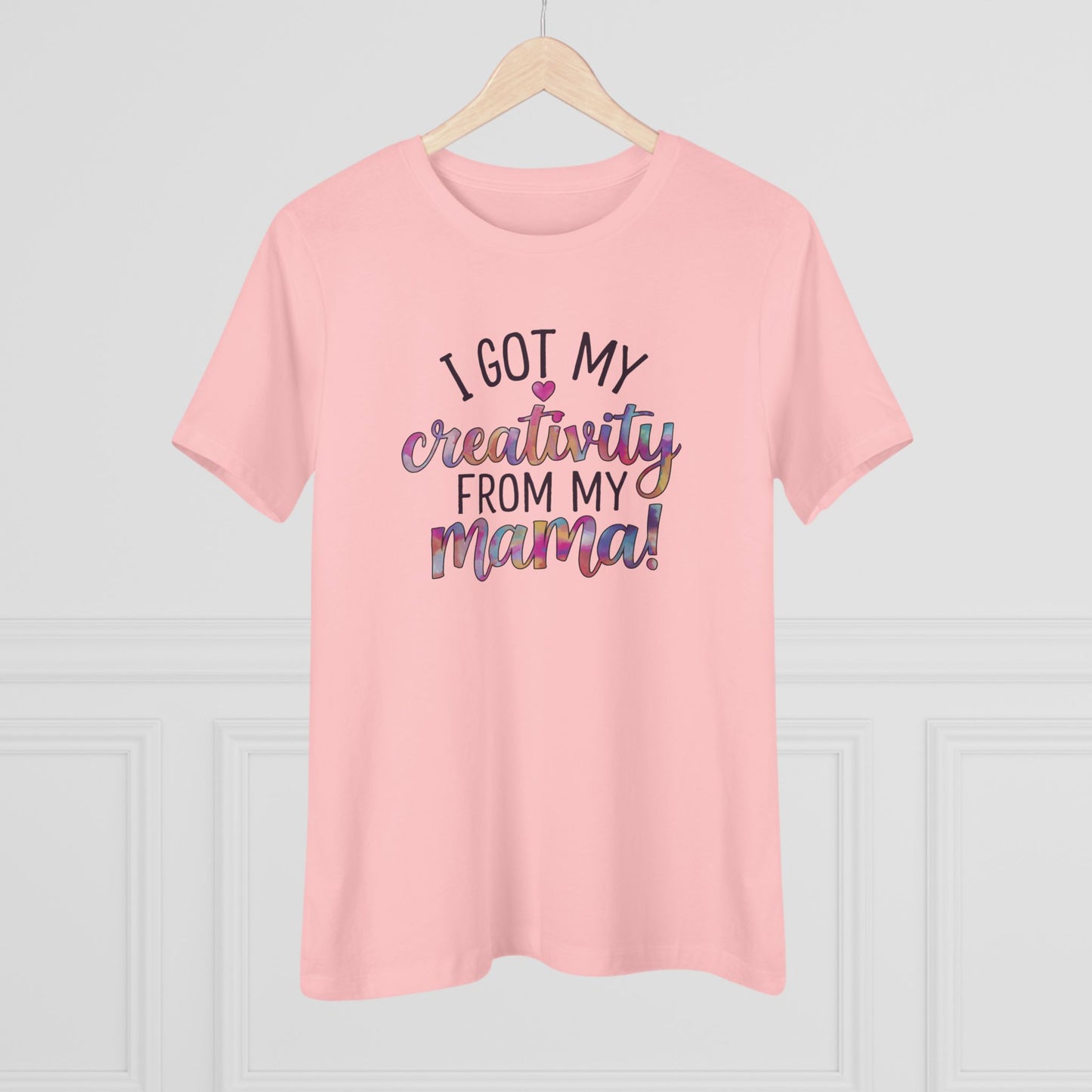 Creative Mama Women's (Bella+Canvas) Cotton Tee - Fun Gift for Moms