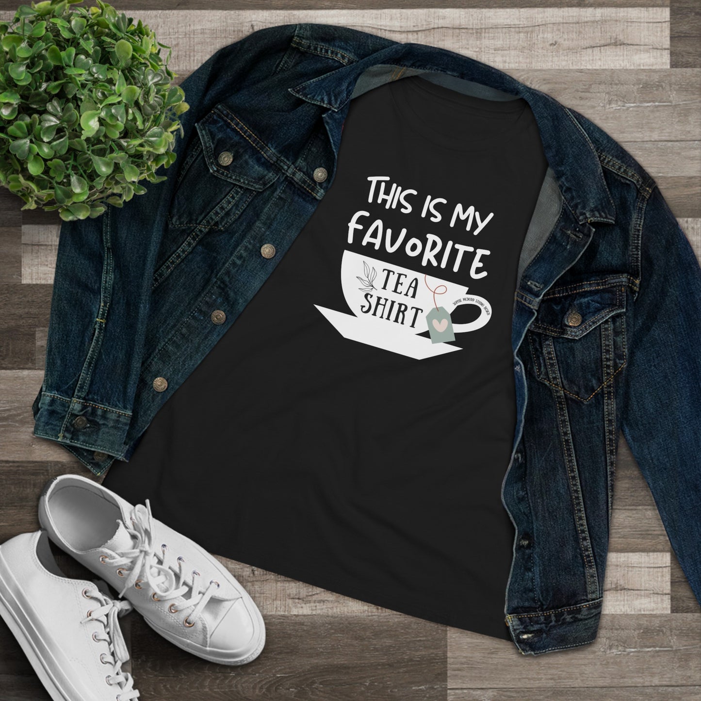 "This is my favorite Tea Shirt" Women's Cotton TShirt