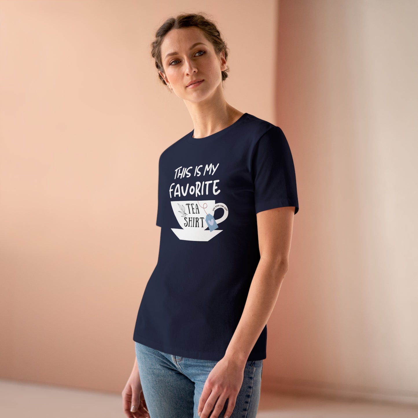 "This is my favorite Tea Shirt" Women's Cotton TShirt