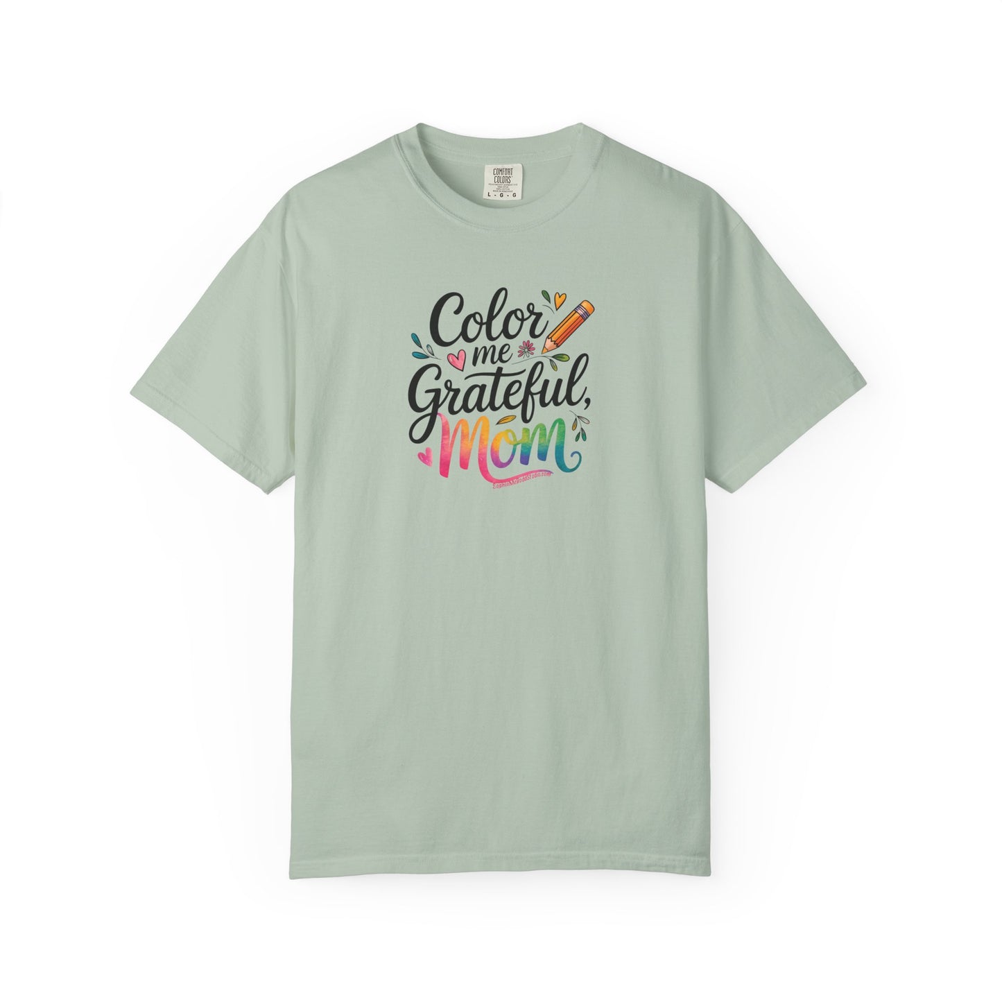 "Color Me Grateful, Mom" T-Shirt - Perfect Gift for Mother's Day