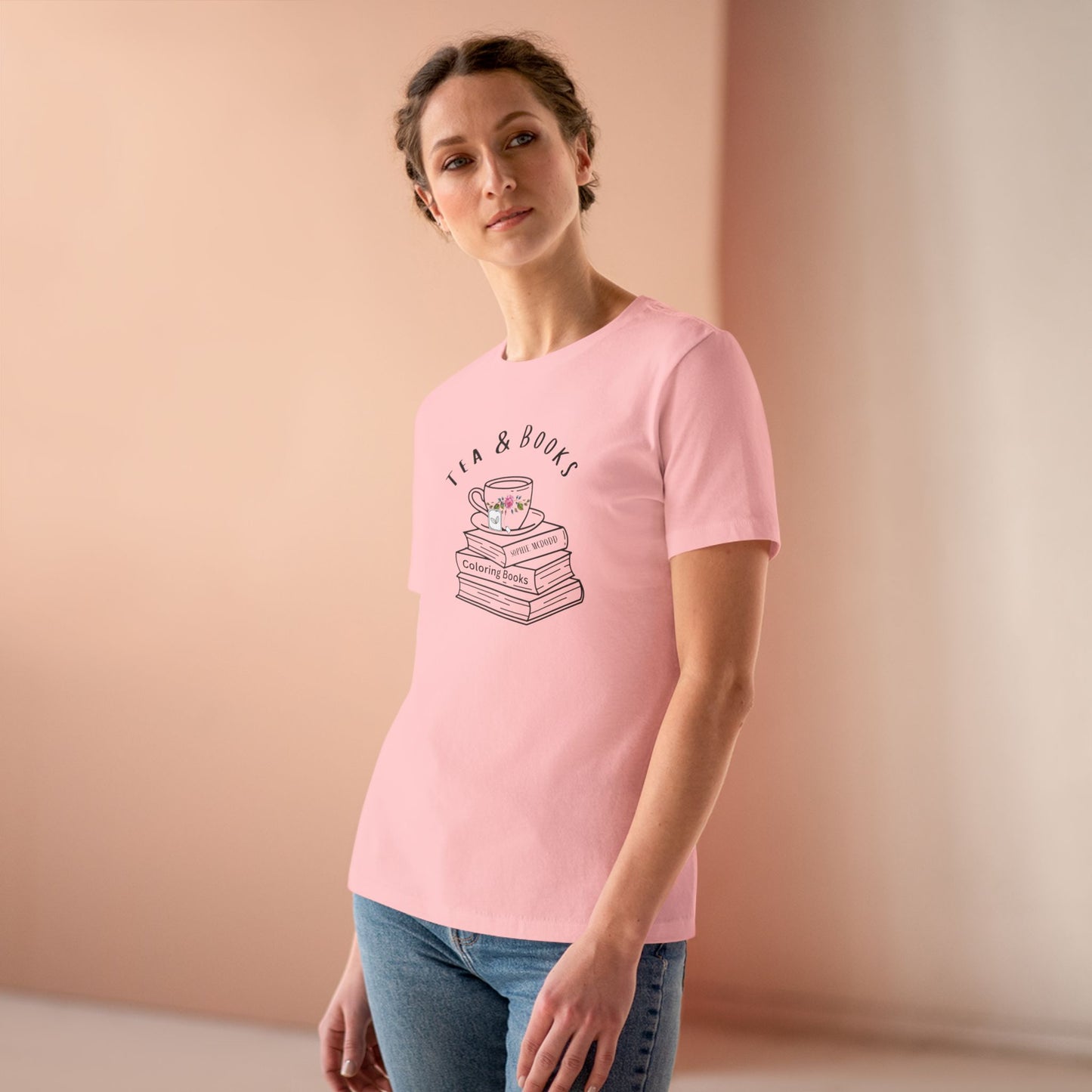 Tea & Books Women's Cotton Tee