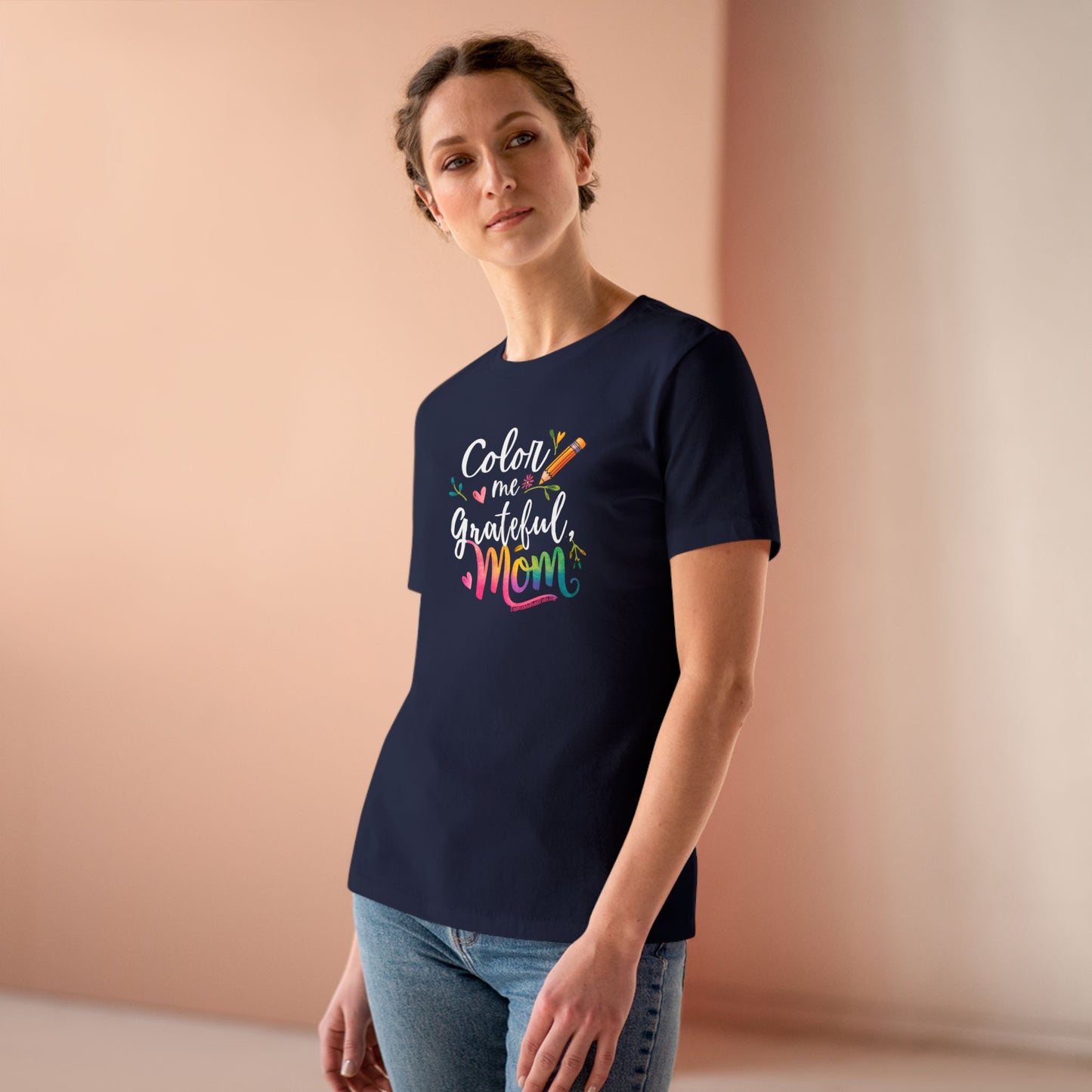 Grateful Mom Cotton Tee - Perfect Gift for Mother's Day & Everyday Wear