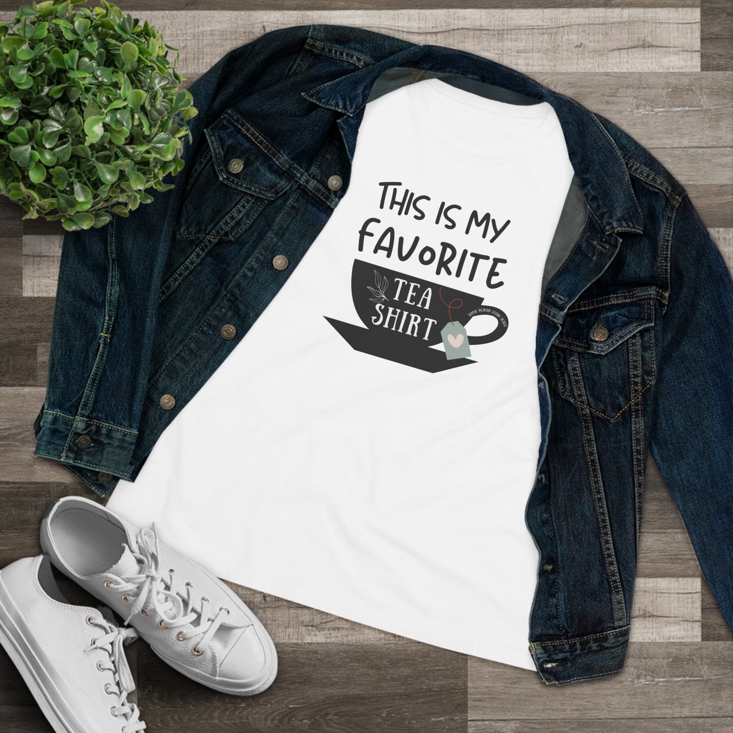 "This is my favorite Tea Shirt" Women's Cotton TShirt