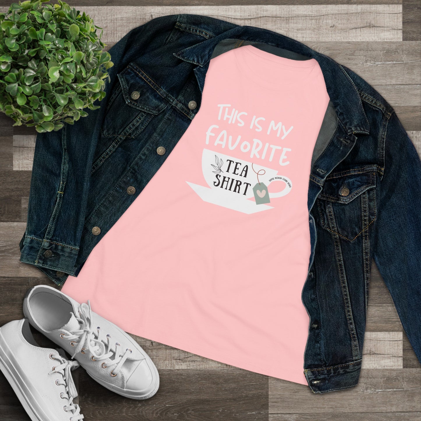 "This is my favorite Tea Shirt" Women's Cotton TShirt