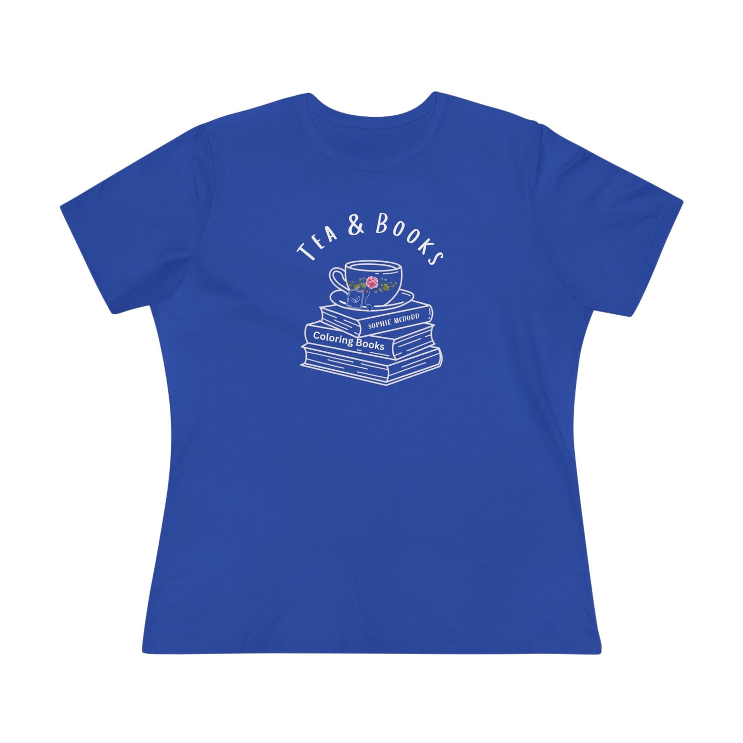 'Tea & Books' Graphic T-Shirt for Tea & Book Lovers