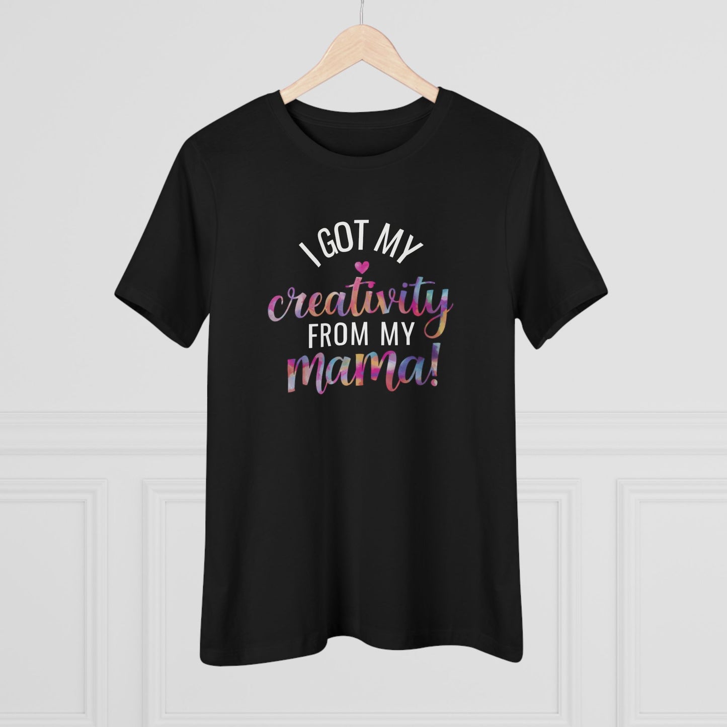 Creative Mama Women's (Bella+Canvas) Cotton Tee - Fun Gift for Moms