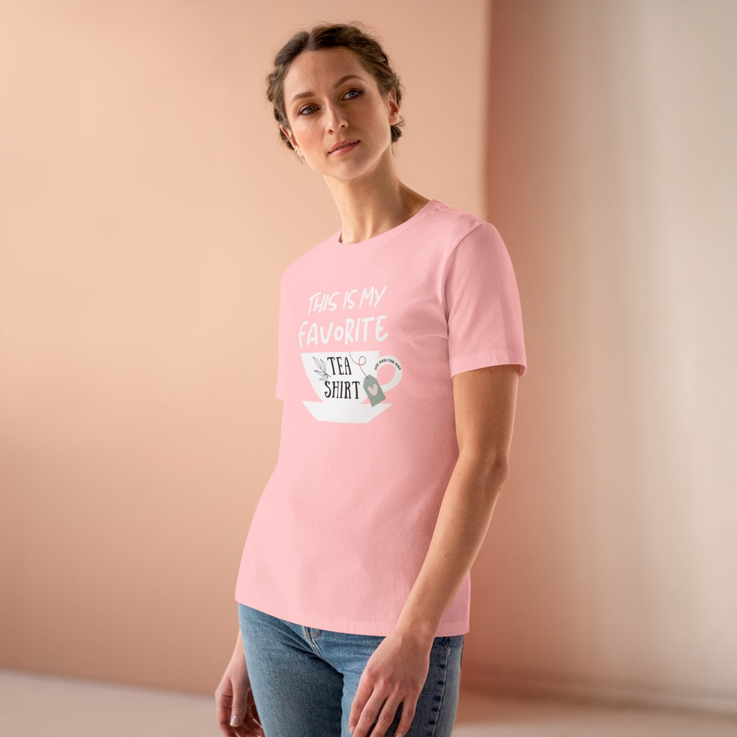 "This is my favorite Tea Shirt" Women's Cotton TShirt