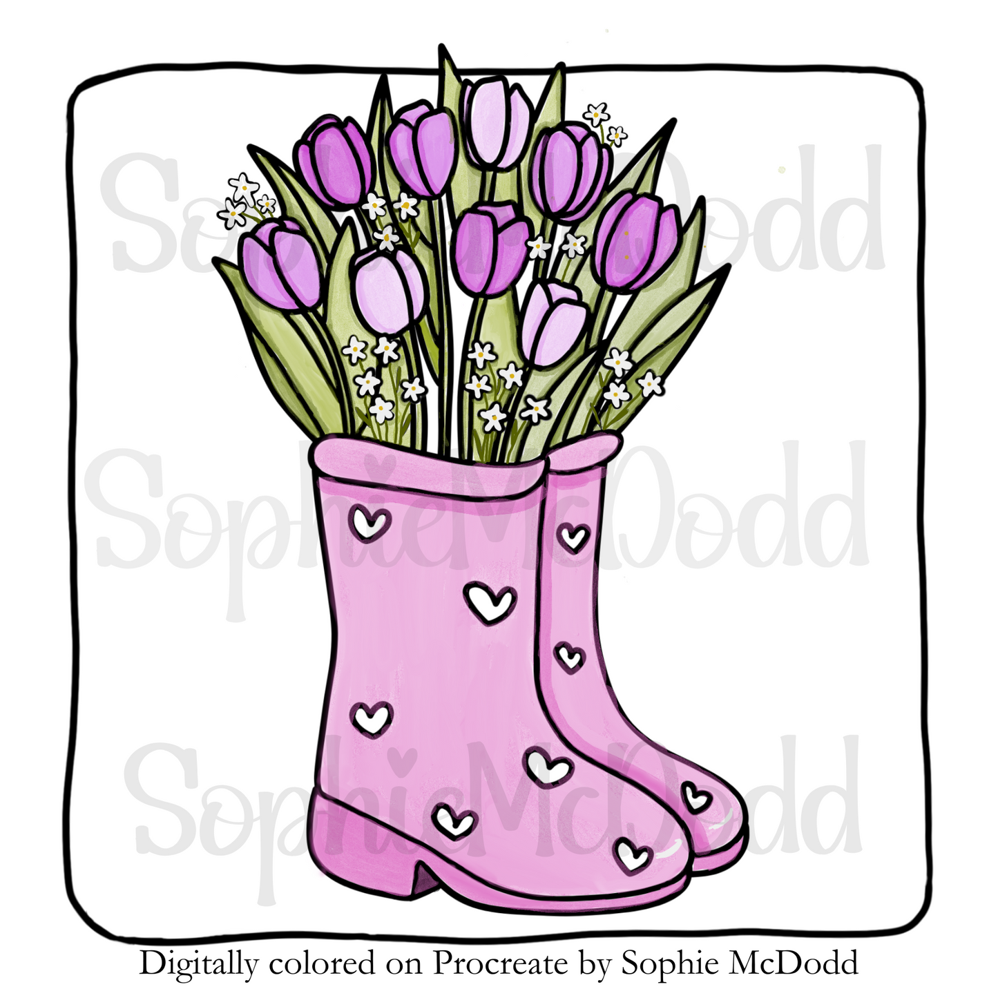 Spring Mix Sampler from "Cute & Cozy Spring Holidays'" Printable Coloring Pages (15 pages)