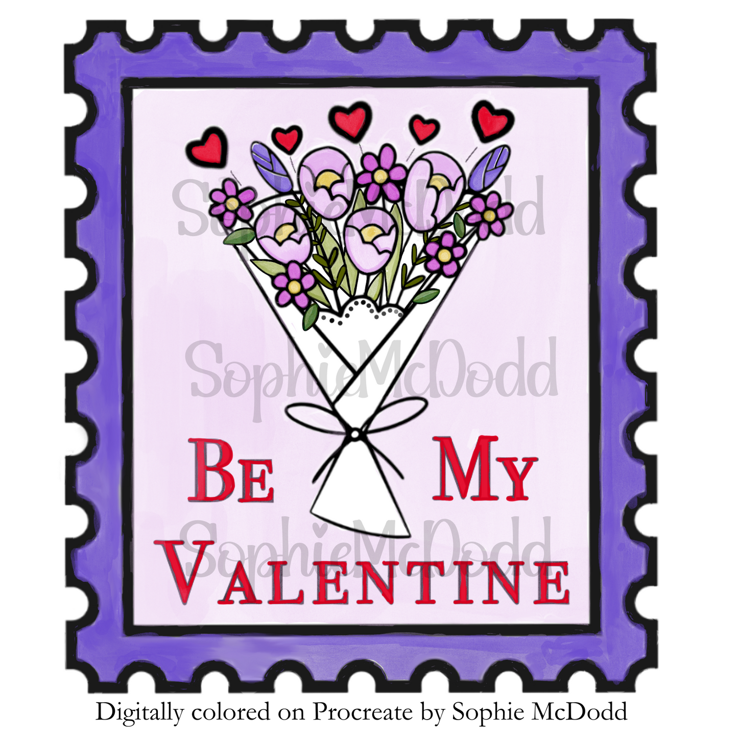 Valentine's Images (Volume 2) from "Cute & Cozy Spring Holidays’ Coloring Book” (10 pages)
